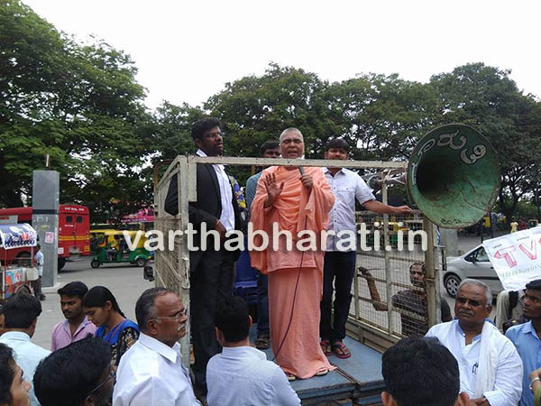 ಕೇಂದ್ರದ ಸರ್ವಾಧಿಕಾರ ಧೋರಣೆ ವಿರುದ್ಧ ಪ್ರಬಲ ವಿದ್ಯಾರ್ಥಿ ಹೋರಾಟ ಅಗತ್ಯ: ಚನ್ನಮಲ್ಲ ಸ್ವಾಮಿ